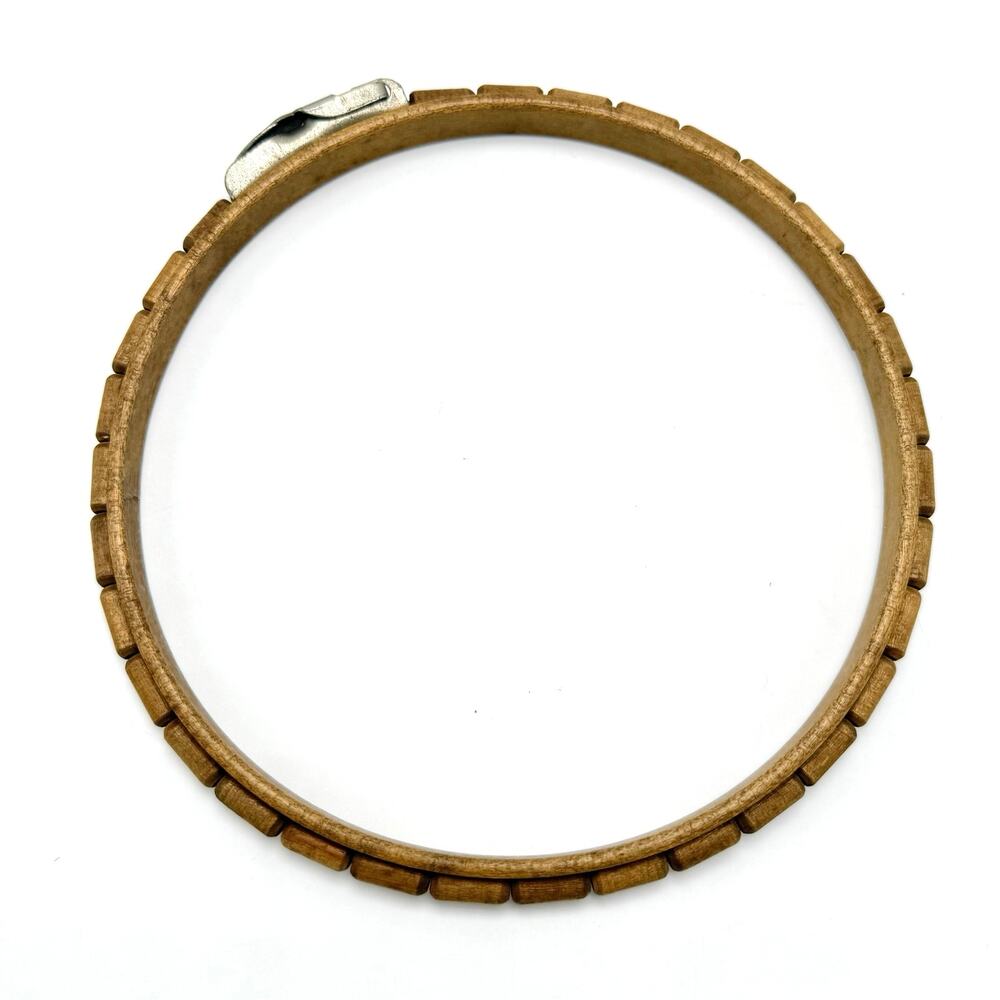 Vintage Cupid Embroidery Hoop Wooden Beads 6 Inch Latch Lock Tension Wood Hoop